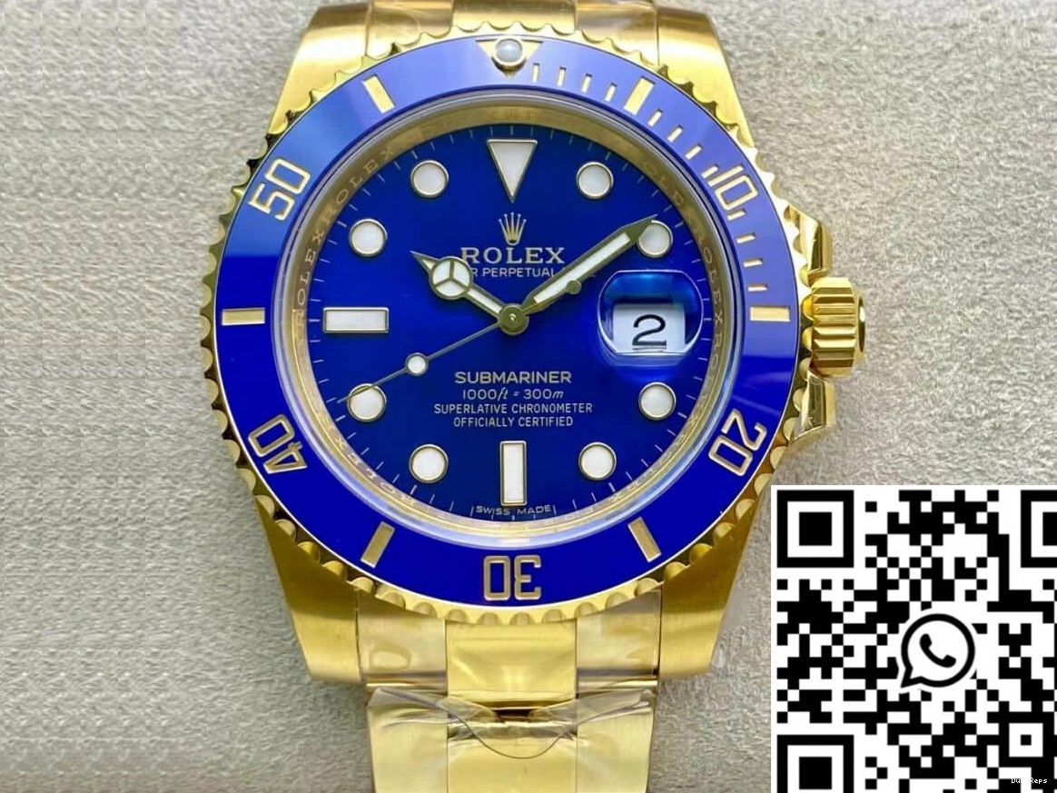 Yellow Submariner M116618LB-0003 Factory VS Gold Rolex 0518